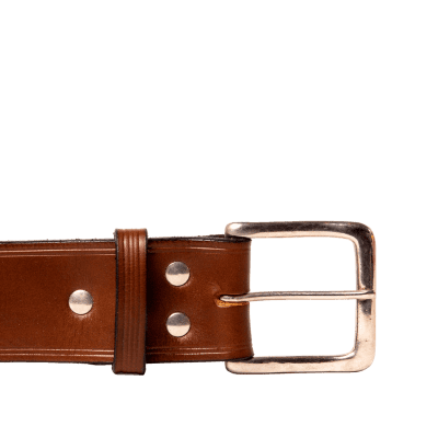 Kilt Belt, Brown, 2 Inch, Wide Leather Belt, for Mens Kilt