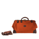 Gladstone leather & canvas russet