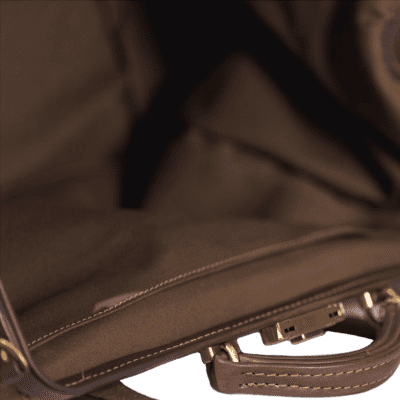 How water resistant is our Scottish Canvas? Mackenzie Leather Gladstone bag  put to the test 
