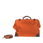 Gladstone leather & canvas russet